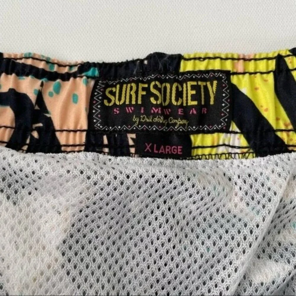 Surf Society Men’s Swim Trunks Size XL